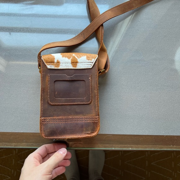 Dr. Martens Leather Cowhide Crossbody Bag - Picture 4 of 6